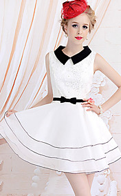 Women's Vintage Sleeveless Swing Dress