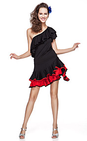 Women's Viscose With Ruffles Latin Dance Top And Skirt More Colors
