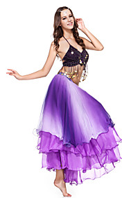 Dancewear Chiffon With Tiers Belly Dance Skirt For Ladies More Colors
