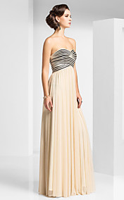 Sheath/Column Sweetheart Floor-length Tulle Evening Dress With Criss Cross And Draping