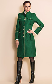 TS Metal Button Tweed Coat