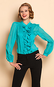 TS Ruffle Front Blouse Shirt