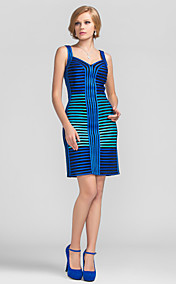 Sheath/Column Sweetheart Short/Mini  Stretch Satin Evening Dress