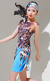 TS Print Sleeveless Sheath Dress