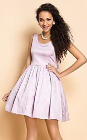 TS VINTAGE Jacquard Backless Dress