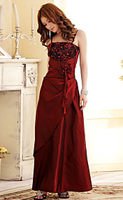 Women's Plus Size Elegant Strap 3D Flowers Maxi Evening Dress