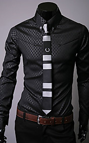 Cool Obscure Diamond Lattice Slim Shirt