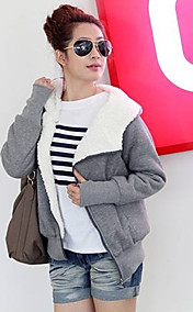 Women's Woolen Lapel Hoodie