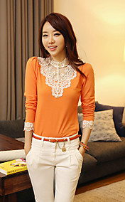 Women's Cute Lace Long Sleeve T-Shirt