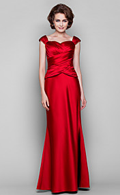 Trumpet/Mermaid Sweetheart Floor-length Satin Mother of the Bride Dress