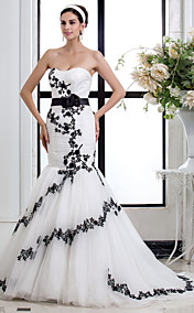 Trumpet/Mermaid Sweetheart Tulle wedding dress