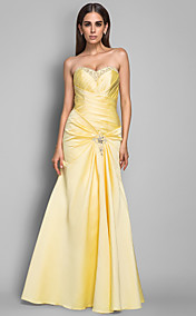 A-line Sweetheart Satin Evening Dress