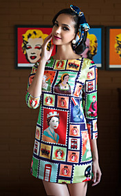 TS Stamps Print Dress