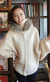Women's Cape Sleeve Raccoon Sweater