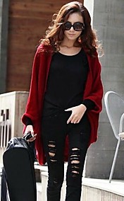 Lady Loose Bat Sleeve Knit Cardigan