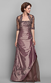 A-line Strapless Taffeta Mother of the Bride Dress (612490)