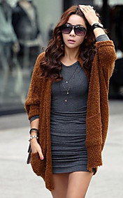 Women's Fleece Cape Sleeve Coat