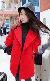 Women's Loose Elegant Woolen Coat