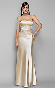 Trumpet/Mermaid Sweetheart Floor-length Chiffon Evening Dress (663686)