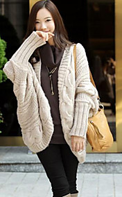 Women's Cable Cape Sleeve Knitwear Coatigan