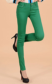 TS Simplicity Elasticity Skinny Wine Casual Pencil Pants