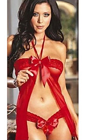 Women's Sexy Halter Bow Slips
