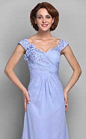 Sheath/Column Straps Chiffon Mother of the Bride Dress (618843)
