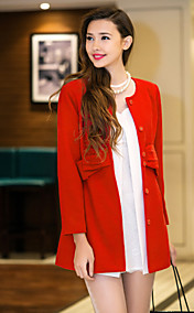 TS Bow At Waist Slim Fit Tweed Long Coat