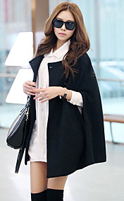 Women's Casual Black Windbreaker