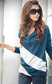 Women's Cowl Color Block T-Shirt