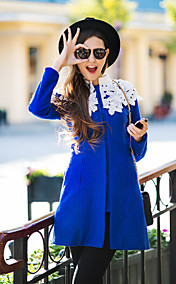 TS Lace Collar Simplicity Tweed Coat