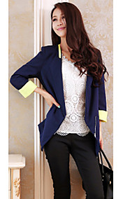 Women's Contrast Color Coat