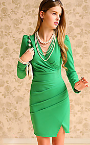 Women's Deep V Neck Slim Dress