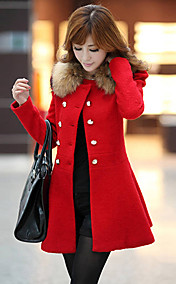 Women's Fashion Winter Blends Long Winter Outerwear