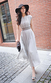 Women's Lady Sleeveless Long Dresses