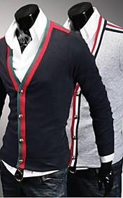 Men's Fashion Classic Big V-neck Cardigan Sweater