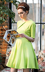 TS Pleats Collar Narrow Waist Bodycon Dress