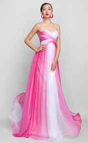 A-line Sweetheart Floor-length Chiffon Evening/Prom Dress (759955)