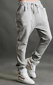 Men's Solid Color Loose Harem Pants