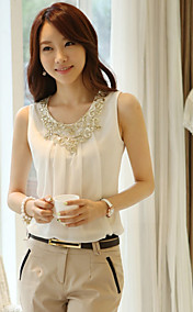 Women's Chiffon Pleating Vest