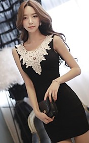 Women's Crochet Lace Bodycon Dress