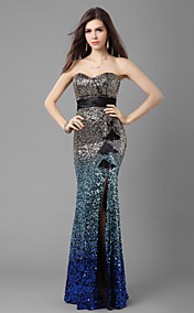 Trumpet/Mermaid Sweetheart Floor-length Sequined Evening Dress 
