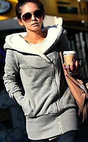Women's Thicken Fleece Lined Hoodie Coat