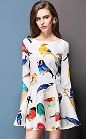 Women's  New Spring Flower Dress
