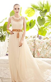 Women's  Round Collar Cut Out Sleeveless Dress