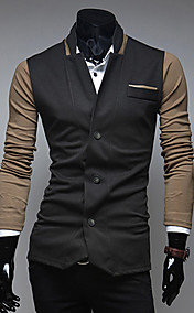 Men's Contrast Color Splicing Jacket