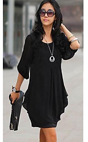 Women's Layered Ruffle Loose Chiffon Dress