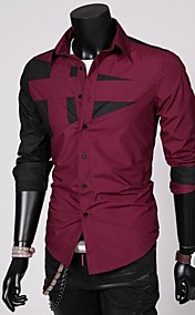 Men's Long Sleeve Blending Fashion Shirt
