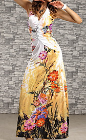 Women's Colorful Sleeveless Dress