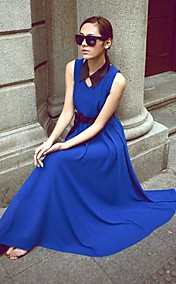 Women's Fairy Temperament Noble Sleeveless Chiffon Dress